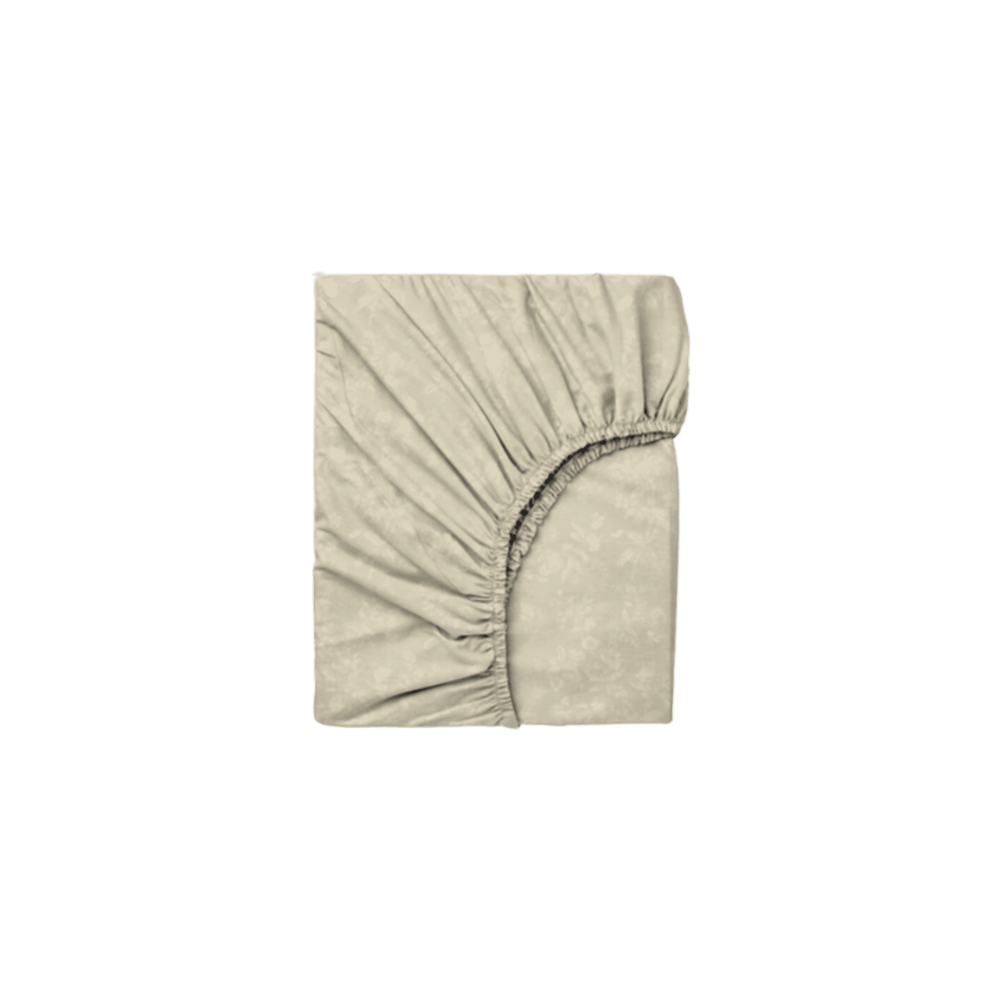Sateen Fitted Sheet - Moon Flower