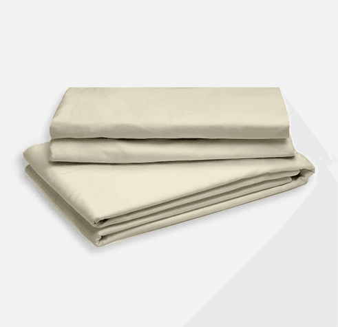 Plain Flat Sheet — Yellow Beige